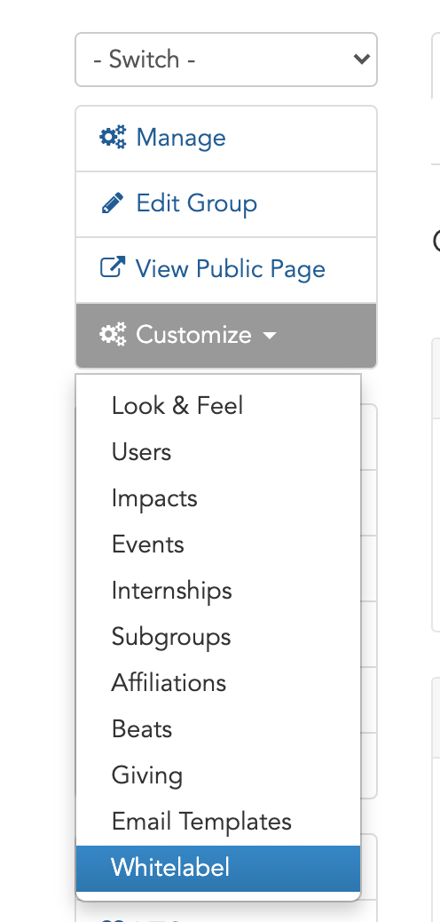 Platinum subscription settings with customized user dashboard greeting message